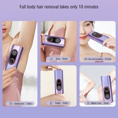 IPL Laser Hair Removal Device, Ice-Cooling Painless Hair Remover For Women,Men