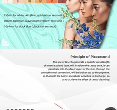 Professional Diode Laser Hair Removal Side Effects Epilator 2 in1 Pico Laser