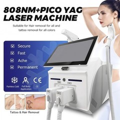 2-In-1 Picosecond 808 Diode Laser Machine for Hair Removal Tattoo Removal Skin