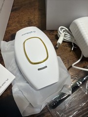 IPL Hair Removal Instrument White US & Gold Color In New Open Box