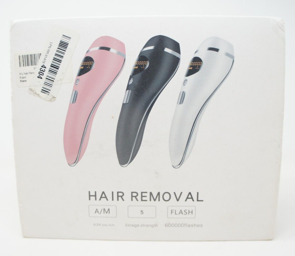 IPL Hair Removal 600000 Flashes A/M Switch – 5 Stage Strength – Rose