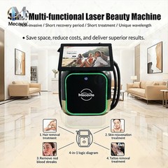 4-in-1 Diode Pico DPL RF Laser Hair Reduction Skin Rejuvenation Salon Equipment