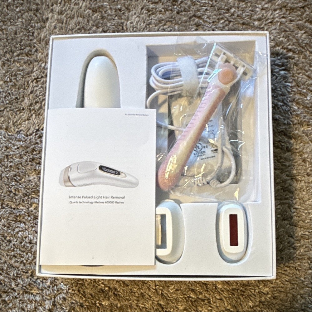 Brand New – Intense Pulsed Light Hair remover Heads Corded White/Rose