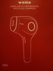 Veme V601 IPL Hair Removal Device ICE Cooling, for Face Armpits Bikini Line Legs