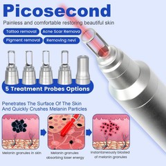 2 In 1 808nm Diode Laser Hair Removal & Pico Laser Tattoo removal Machine 16bar