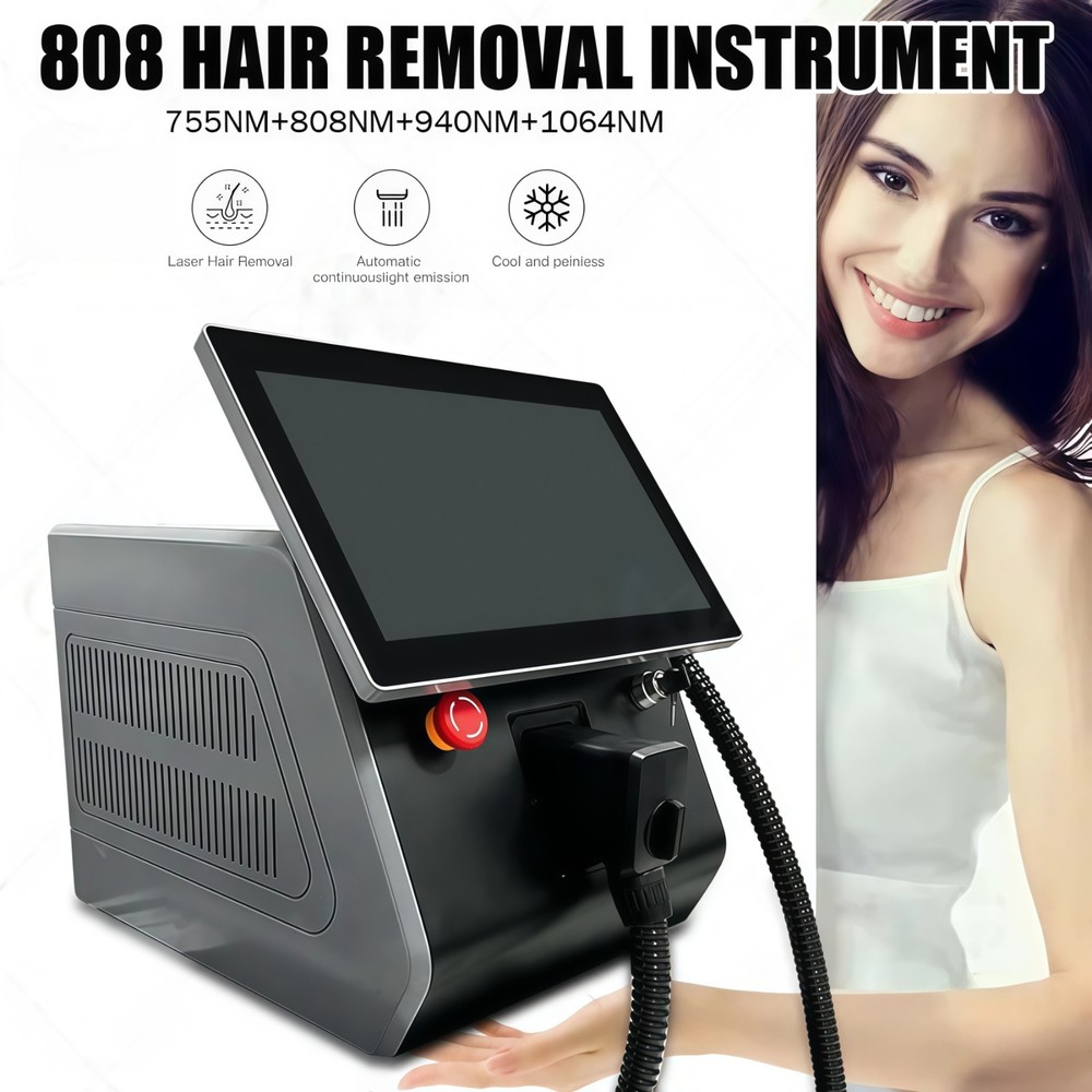 Professional 755 808 940 1064NM 4 Wavelength Diode Laser Hair Removal Device
