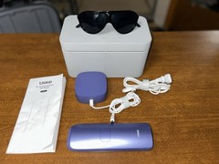 Ulike Air Series UI06 PR IPL Hair Removal Device, Purple, Case & Sunglasses