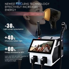 2IN1 808nm Diode Laser Hair Removal Pico NG YAG Laser Tattoo Beauty Machine