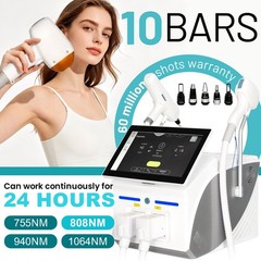 2-In-1 808 Diode Laser Hair Removal +Picosecond Tattoo Removal Skin Rejuvenation
