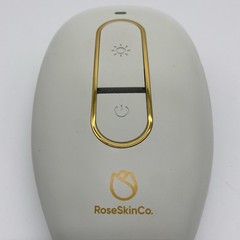 Rose Skin Co Lumi White Gold Laser Hair Removal Device No Power Adapter