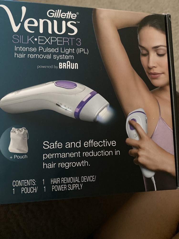 Braun Silk Expert 3 IPL Hair Removal and Gillette Venus Razor
