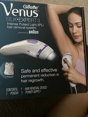 Braun Silk Expert 3 IPL Hair Removal and Gillette Venus Razor
